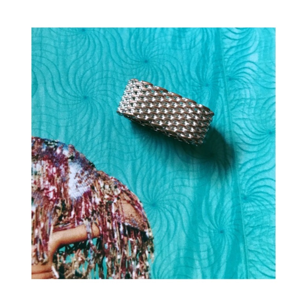 Silver Mesh Ring